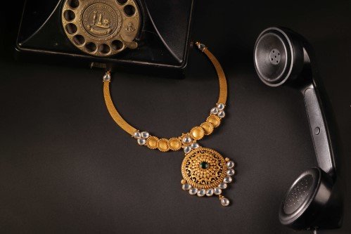 Krishna Jewels antique gold