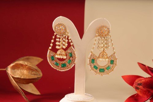 Krishna Jewels drop earrings