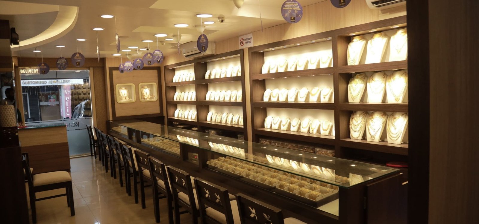 Inside Krishna Jewels — the landmark 6-floor showroom at Thavakkara, Kannur
